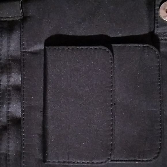 WILSON'S LEATHER PURSE/BAG BLACK VINTAGE - Picture 4 of 11